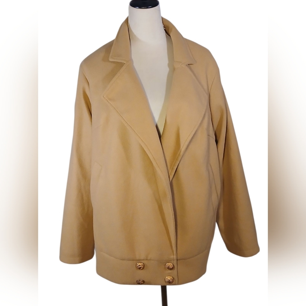 Camel Color "'80s Style" Jacket Size 2x